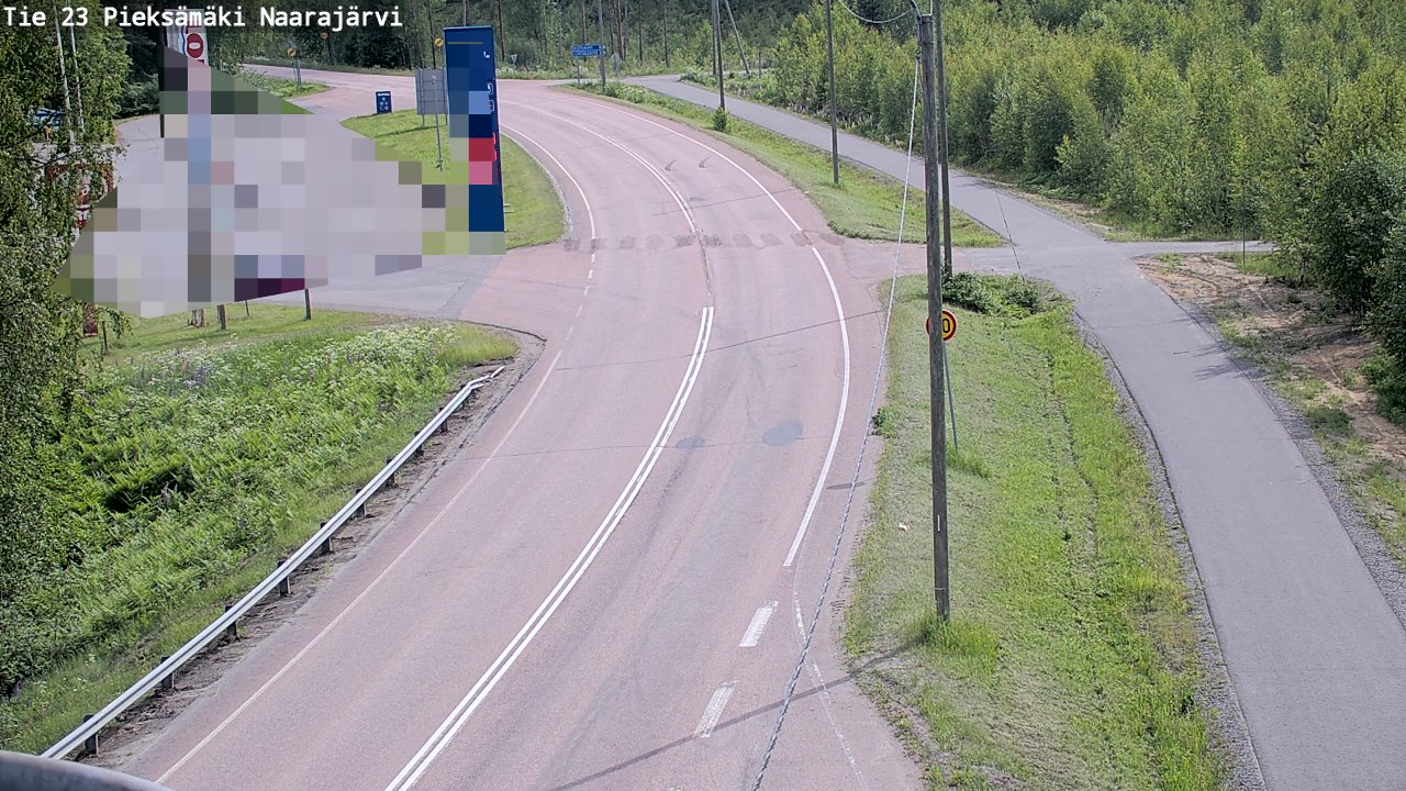 Kelikamerat Kuva Tie 23 Pieksämäki, Naarajärvi, Pieksämäki, Etelä-Savo