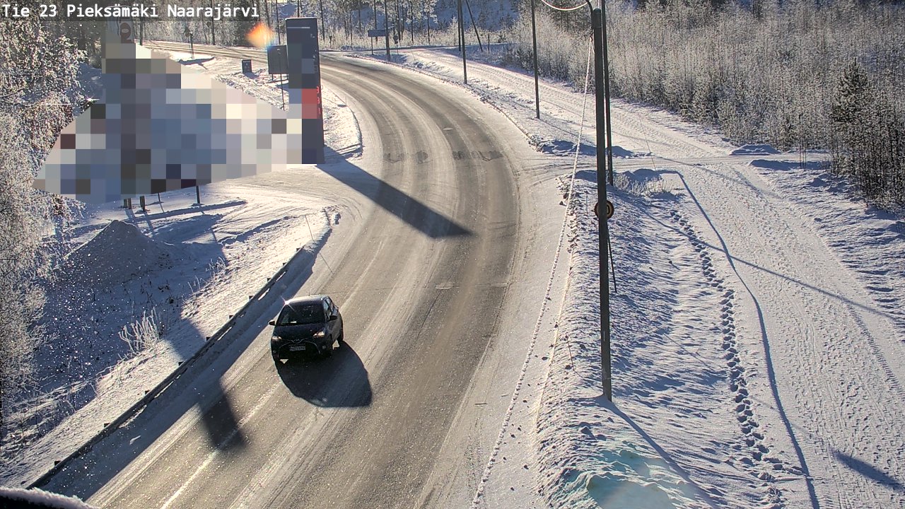 Weather Camera Image Road 23 Pieksämäki, Naarajärvi, Pieksämäki, Etelä-Savo