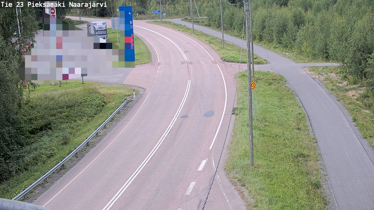 Weather Camera Image Road 23 Pieksämäki, Naarajärvi, Pieksämäki, Etelä-Savo