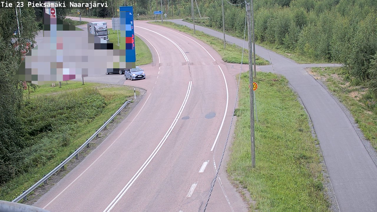 Weather Camera Image Road 23 Pieksämäki, Naarajärvi, Pieksämäki, Etelä-Savo