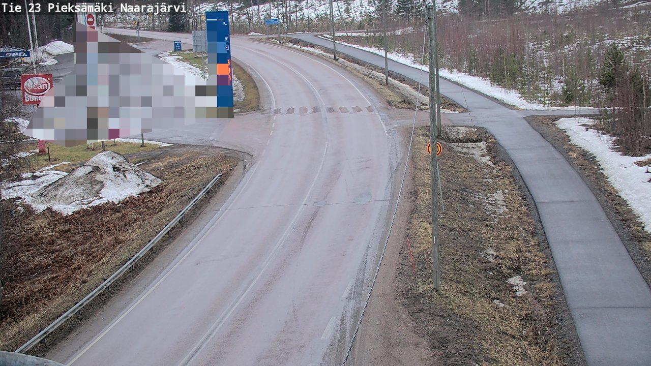 Weather Camera Image Road 23 Pieksämäki, Naarajärvi, Pieksämäki, Etelä-Savo