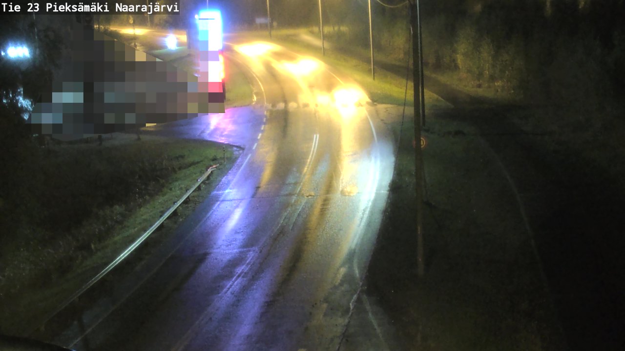 Weather Camera Image Road 23 Pieksämäki, Naarajärvi, Pieksämäki, Etelä-Savo