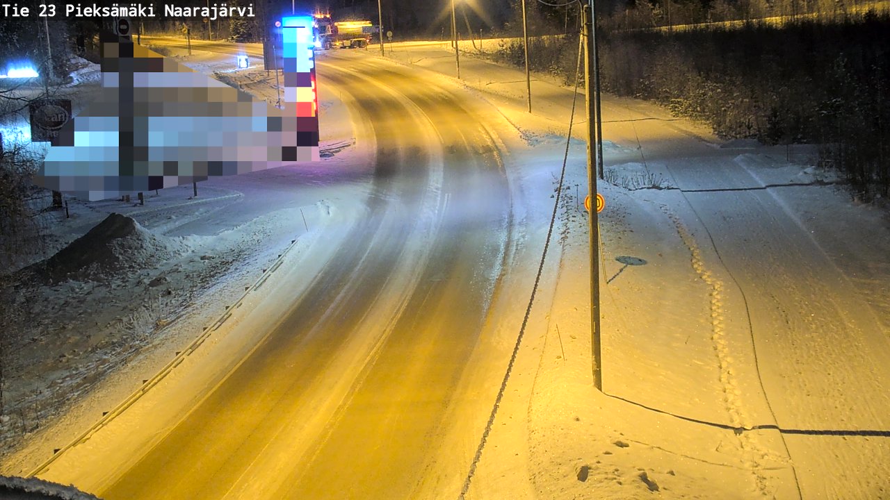 Weather Camera Image Road 23 Pieksämäki, Naarajärvi, Pieksämäki, Etelä-Savo