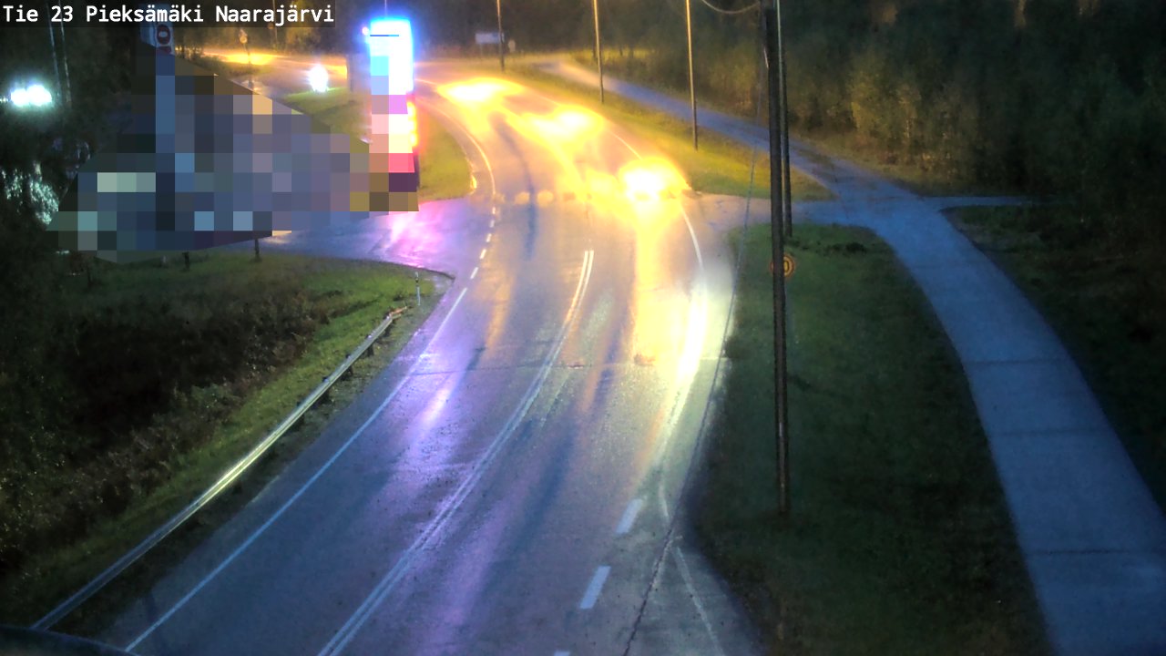 Weather Camera Image Road 23 Pieksämäki, Naarajärvi, Pieksämäki, Etelä-Savo
