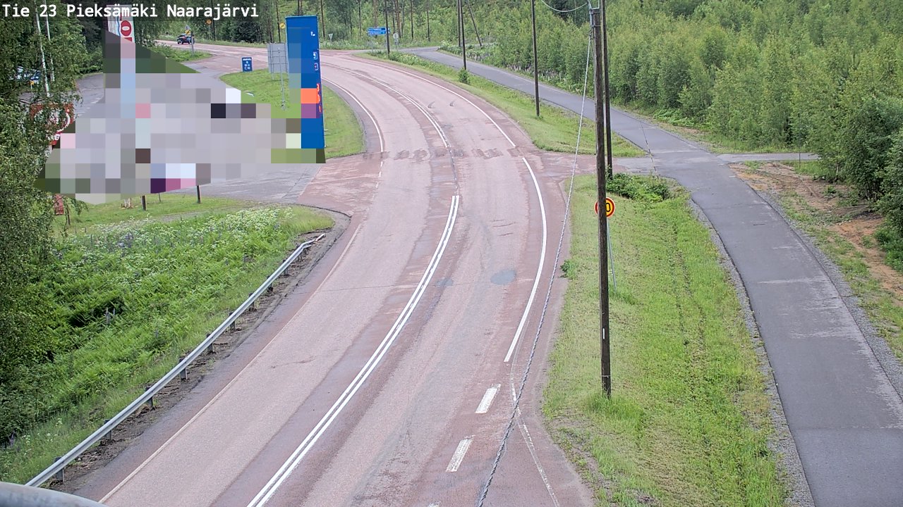 Kelikamerat Kuva Tie 23 Pieksämäki, Naarajärvi, Pieksämäki, Etelä-Savo