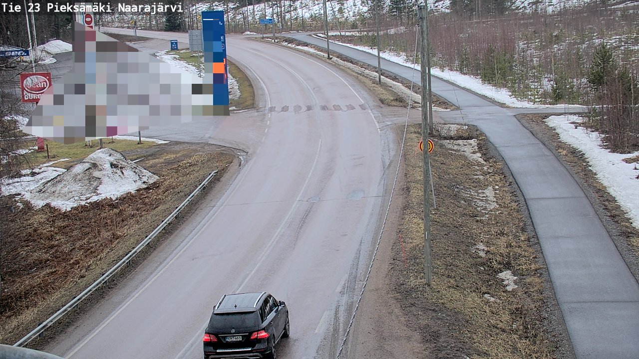 Weather Camera Image Road 23 Pieksämäki, Naarajärvi, Pieksämäki, Etelä-Savo