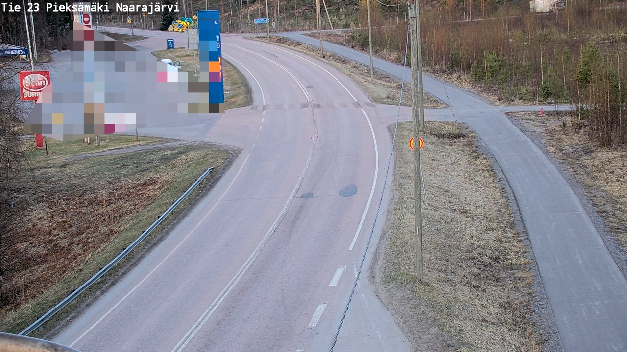Weather Camera Image Road 23 Pieksämäki, Naarajärvi, Pieksämäki, Etelä-Savo