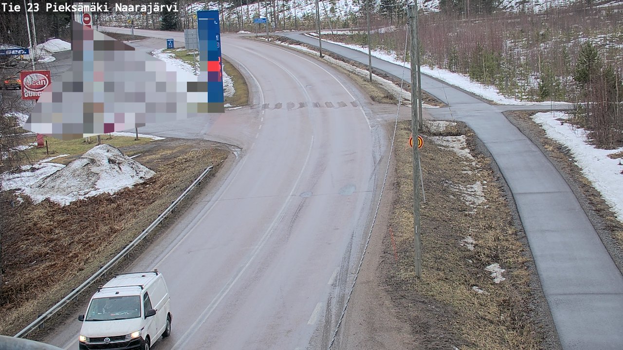 Weather Camera Image Road 23 Pieksämäki, Naarajärvi, Pieksämäki, Etelä-Savo