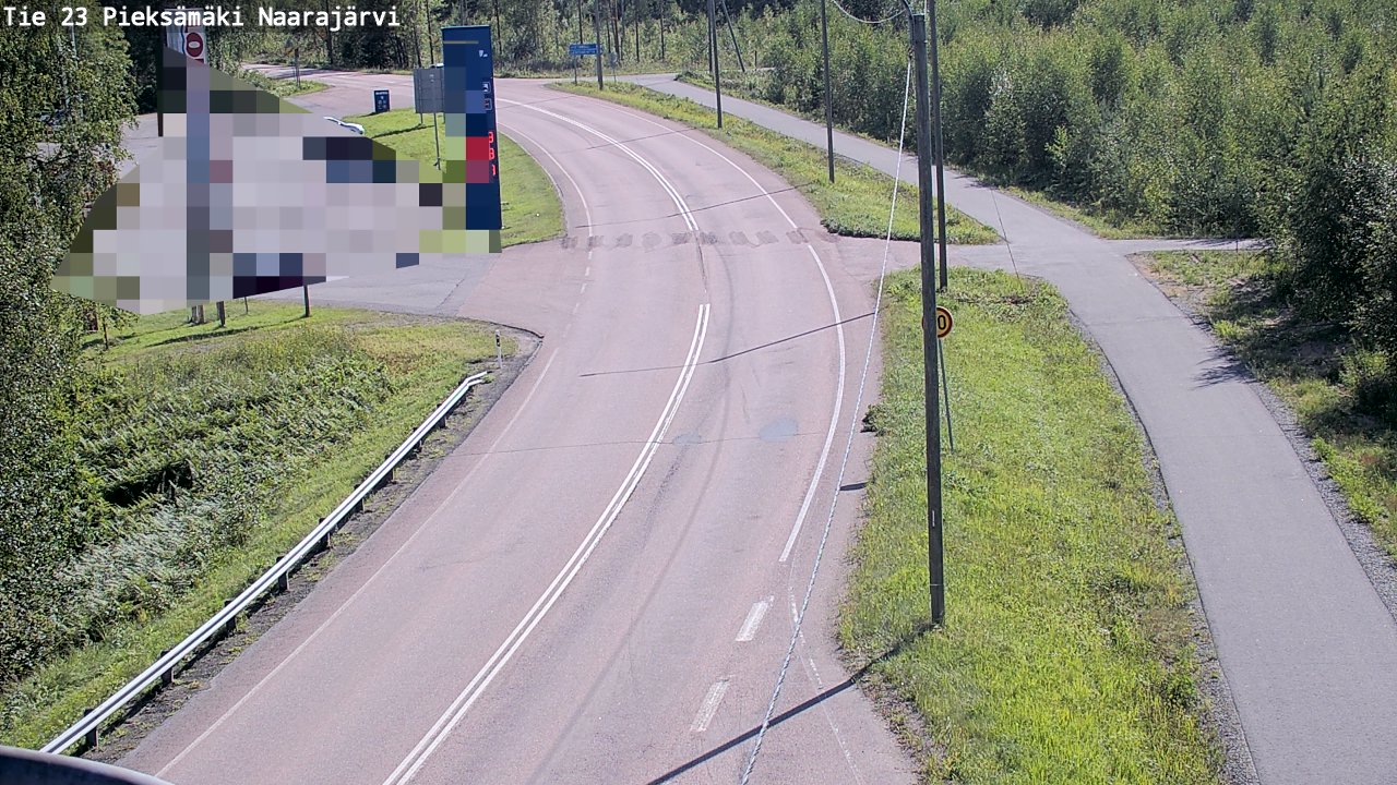 Kelikamerat Kuva Tie 23 Pieksämäki, Naarajärvi, Pieksämäki, Etelä-Savo