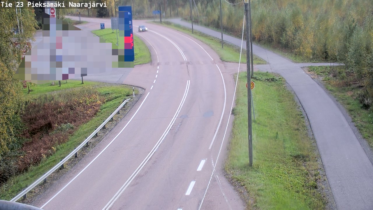 Weather Camera Image Road 23 Pieksämäki, Naarajärvi, Pieksämäki, Etelä-Savo