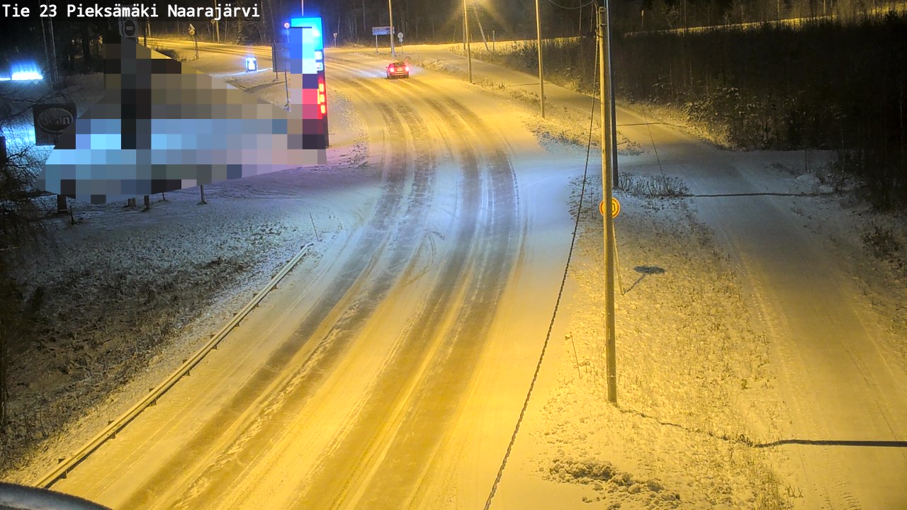 Kelikamerat Kuva Tie 23 Pieksämäki, Naarajärvi, Pieksämäki, Etelä-Savo