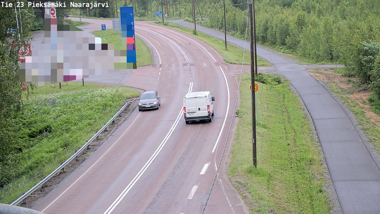 Kelikamerat Kuva Tie 23 Pieksämäki, Naarajärvi, Pieksämäki, Etelä-Savo