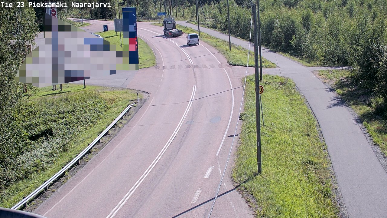 Kelikamerat Kuva Tie 23 Pieksämäki, Naarajärvi, Pieksämäki, Etelä-Savo