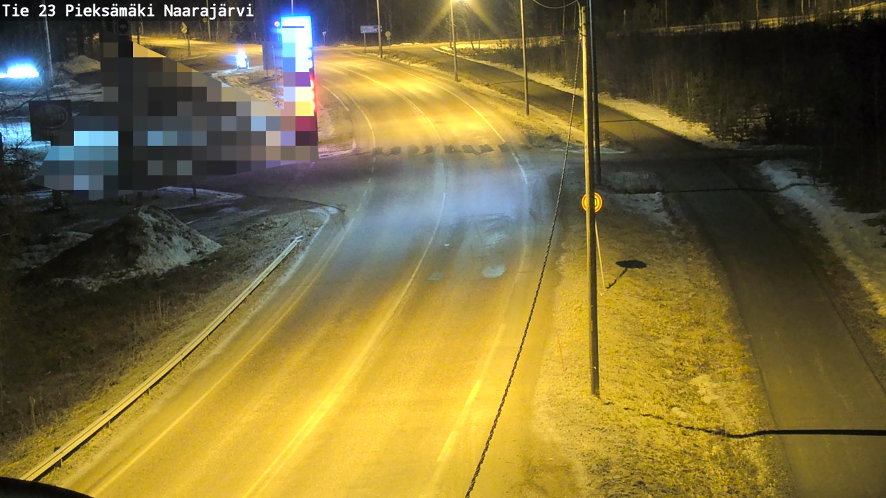 Kelikamerat Kuva Tie 23 Pieksämäki, Naarajärvi, Pieksämäki, Etelä-Savo