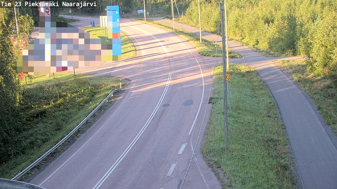 Kelikamerat Kuva Tie 23 Pieksämäki, Naarajärvi, Pieksämäki, Etelä-Savo