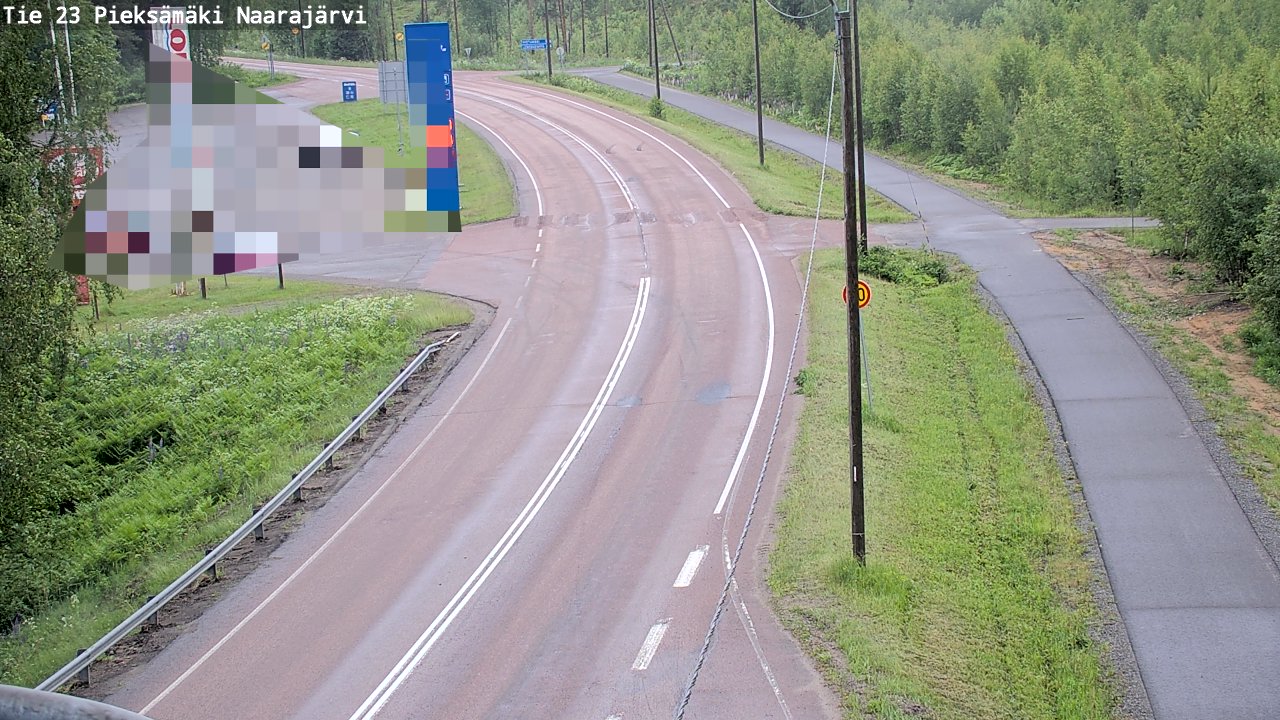 Kelikamerat Kuva Tie 23 Pieksämäki, Naarajärvi, Pieksämäki, Etelä-Savo