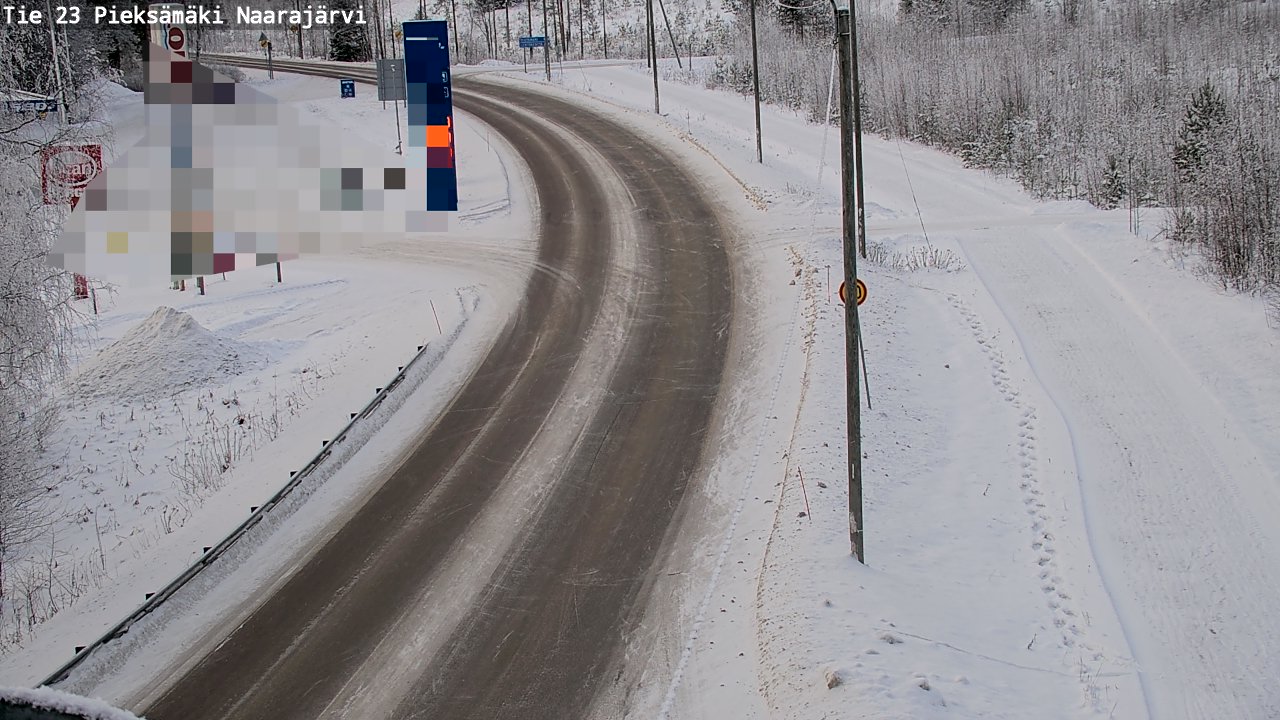 Weather Camera Image Road 23 Pieksämäki, Naarajärvi, Pieksämäki, Etelä-Savo