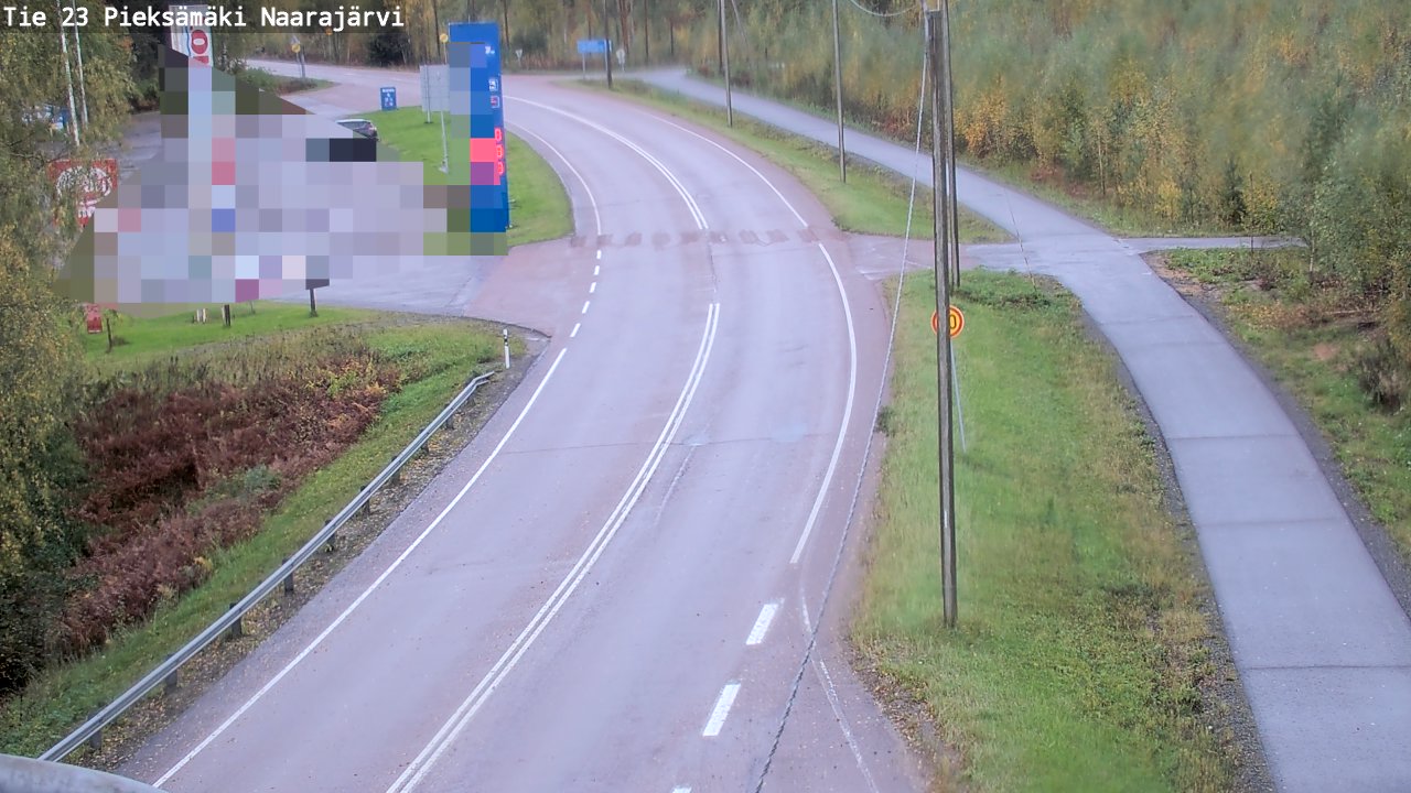 Weather Camera Image Road 23 Pieksämäki, Naarajärvi, Pieksämäki, Etelä-Savo