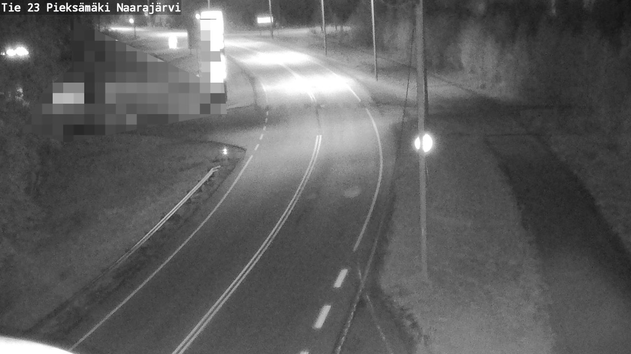 Weather Camera Image Road 23 Pieksämäki, Naarajärvi, Pieksämäki, Etelä-Savo