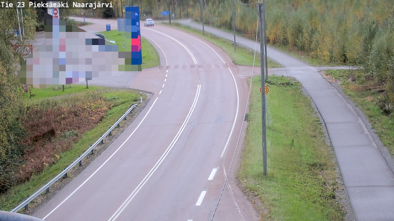 Weather Camera Image Road 23 Pieksämäki, Naarajärvi, Pieksämäki, Etelä-Savo