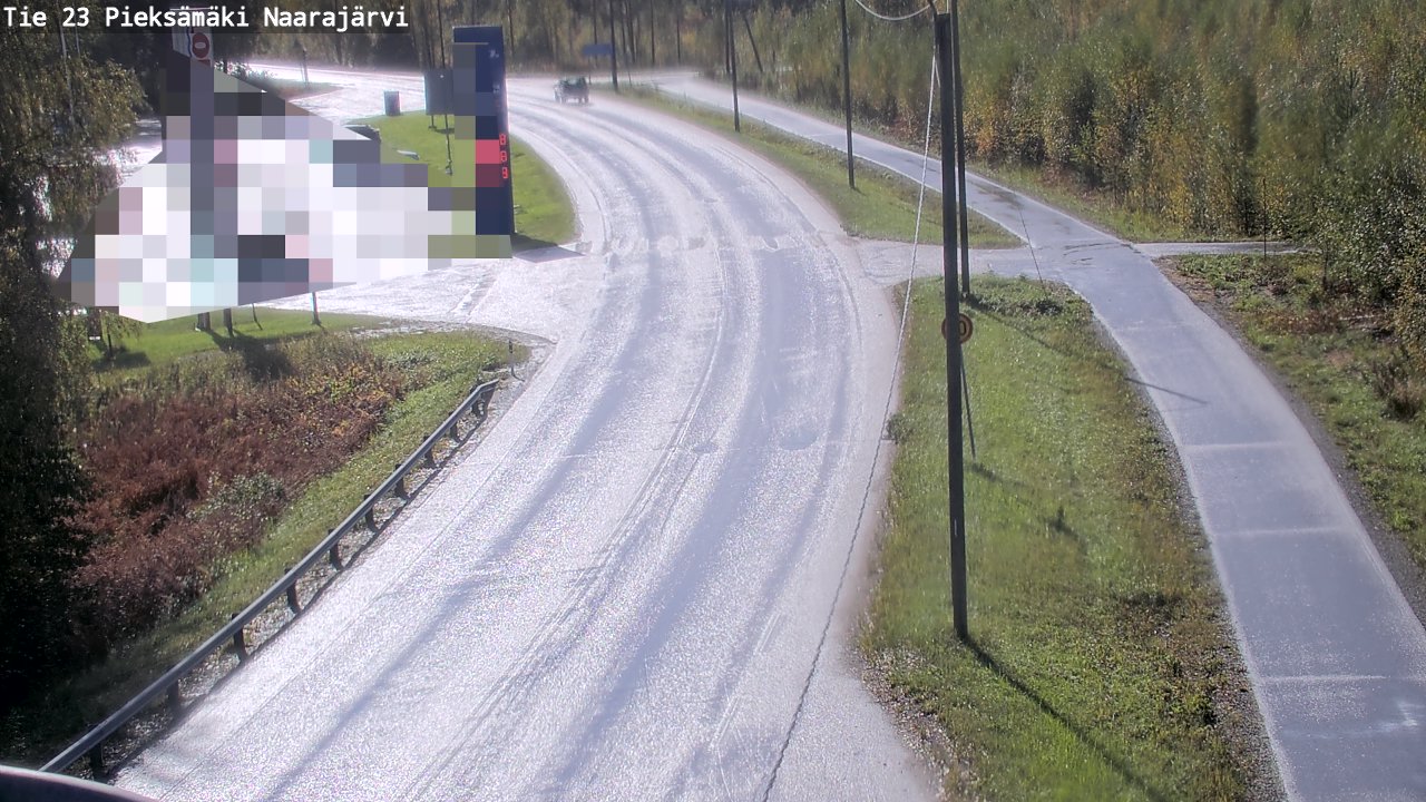 Weather Camera Image Road 23 Pieksämäki, Naarajärvi, Pieksämäki, Etelä-Savo