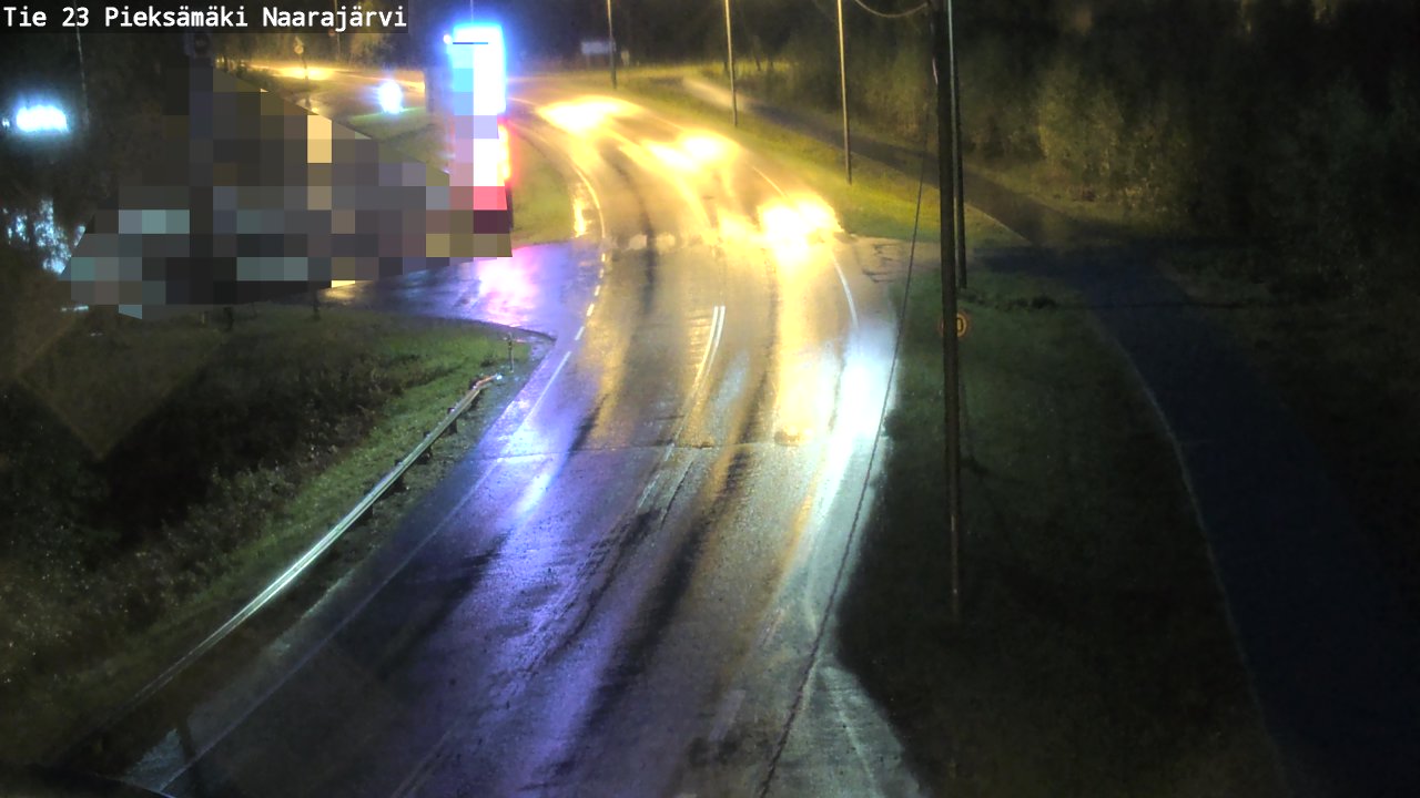 Weather Camera Image Road 23 Pieksämäki, Naarajärvi, Pieksämäki, Etelä-Savo