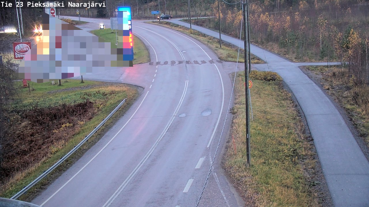 Kelikamerat Kuva Tie 23 Pieksämäki, Naarajärvi, Pieksämäki, Etelä-Savo