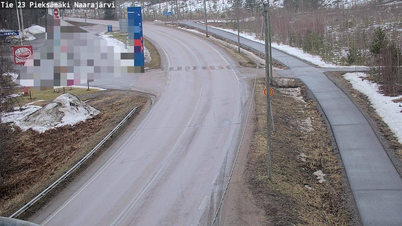Weather Camera Image Road 23 Pieksämäki, Naarajärvi, Pieksämäki, Etelä-Savo