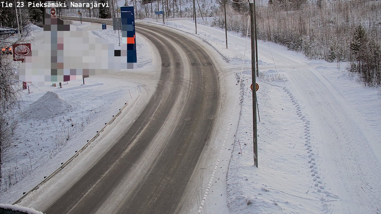 Weather Camera Image Road 23 Pieksämäki, Naarajärvi, Pieksämäki, Etelä-Savo
