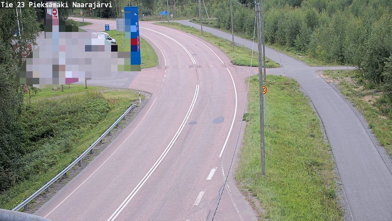 Weather Camera Image Road 23 Pieksämäki, Naarajärvi, Pieksämäki, Etelä-Savo