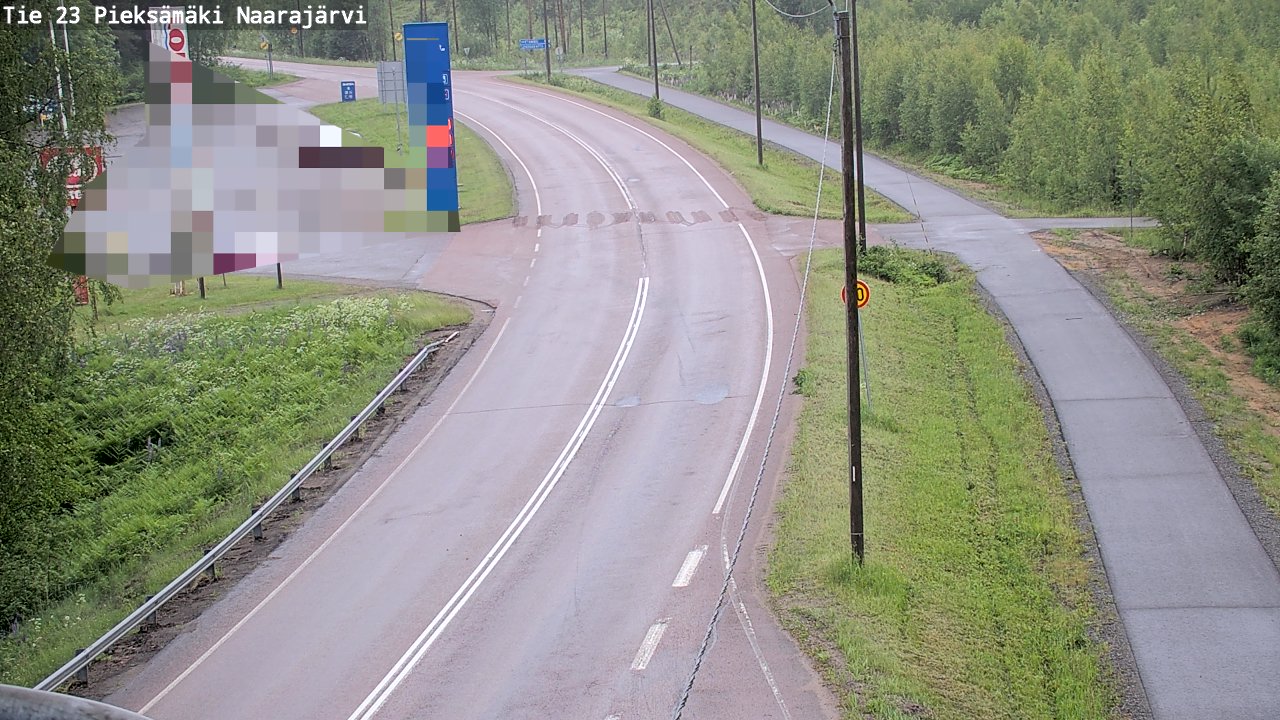 Kelikamerat Kuva Tie 23 Pieksämäki, Naarajärvi, Pieksämäki, Etelä-Savo