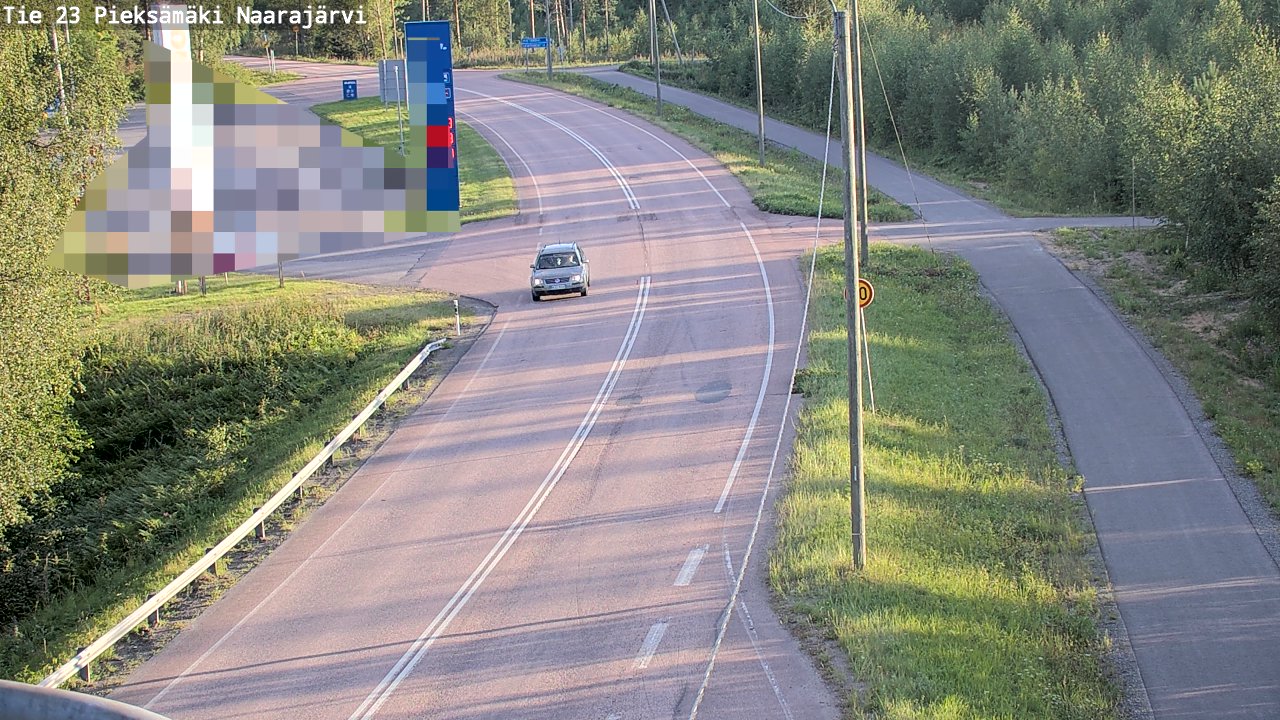 Kelikamerat Kuva Tie 23 Pieksämäki, Naarajärvi, Pieksämäki, Etelä-Savo