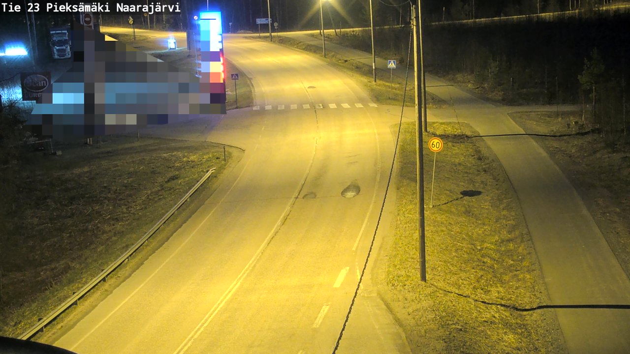 Weather Camera Image Road 23 Pieksämäki, Naarajärvi, Pieksämäki, Etelä-Savo
