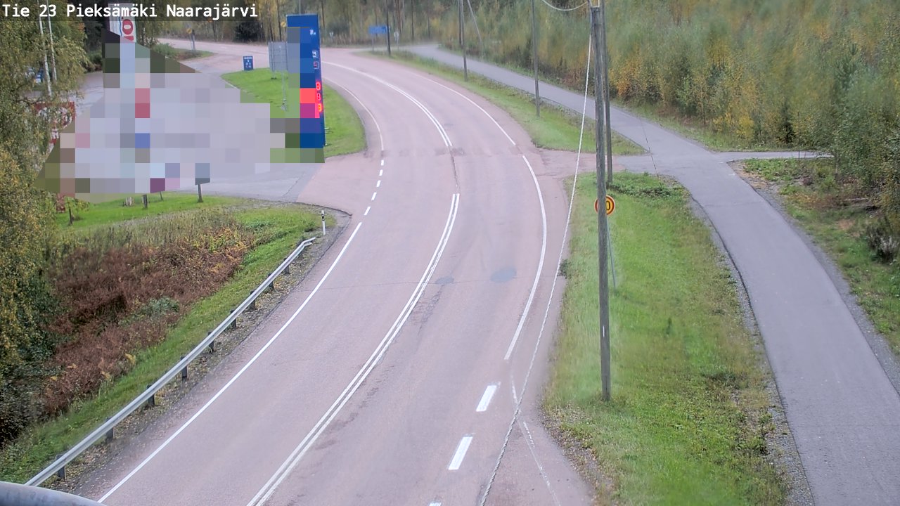 Weather Camera Image Road 23 Pieksämäki, Naarajärvi, Pieksämäki, Etelä-Savo