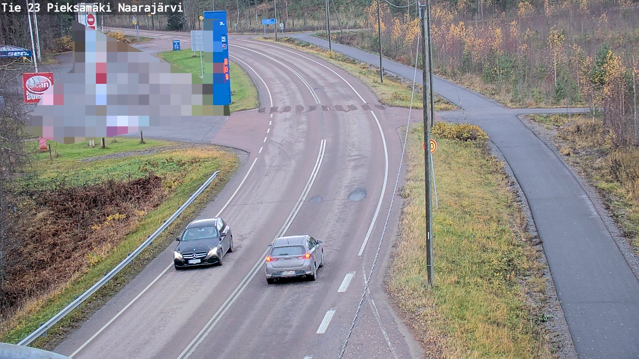Kelikamerat Kuva Tie 23 Pieksämäki, Naarajärvi, Pieksämäki, Etelä-Savo