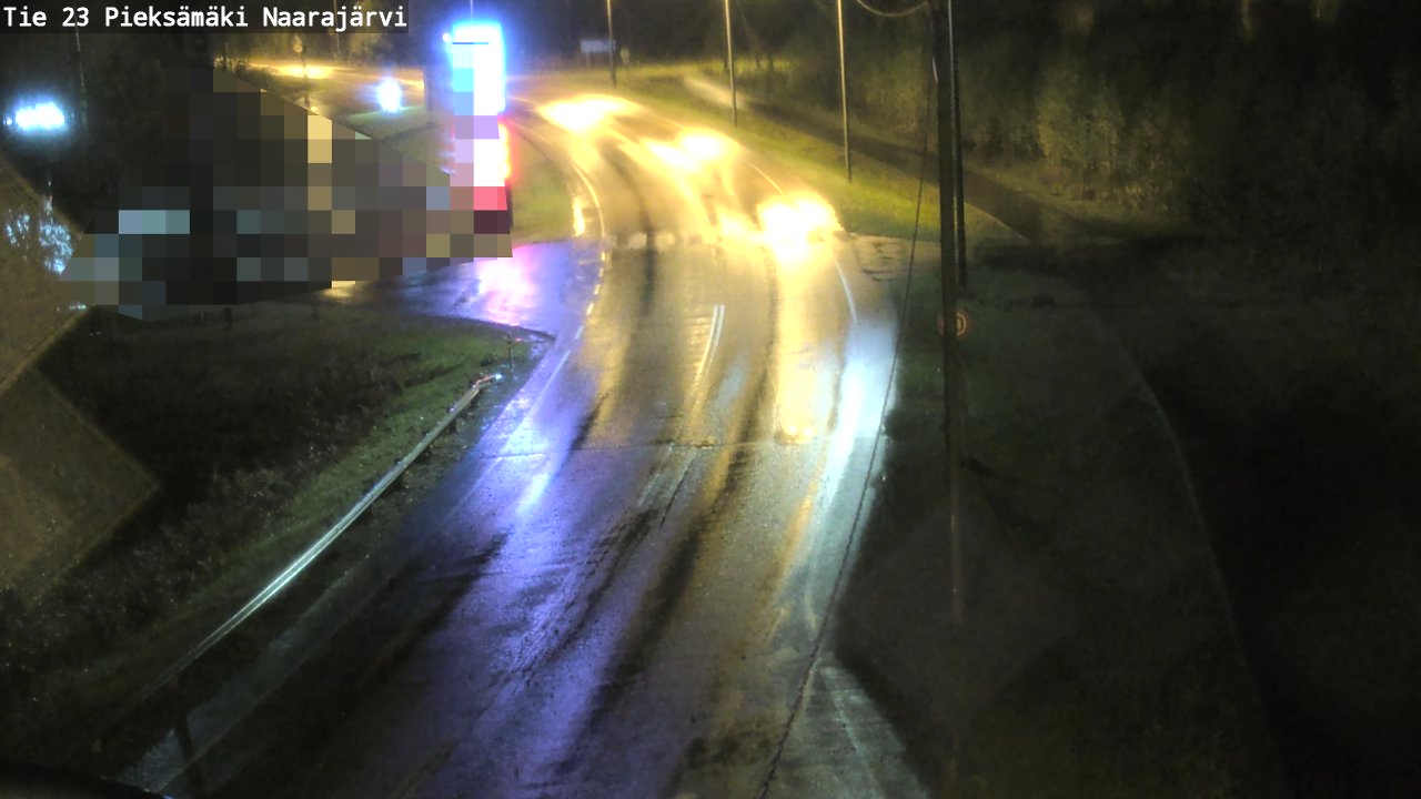 Weather Camera Image Road 23 Pieksämäki, Naarajärvi, Pieksämäki, Etelä-Savo