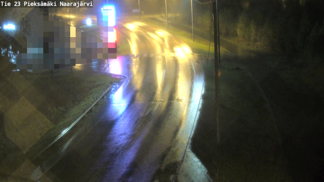Weather Camera Image Road 23 Pieksämäki, Naarajärvi, Pieksämäki, Etelä-Savo
