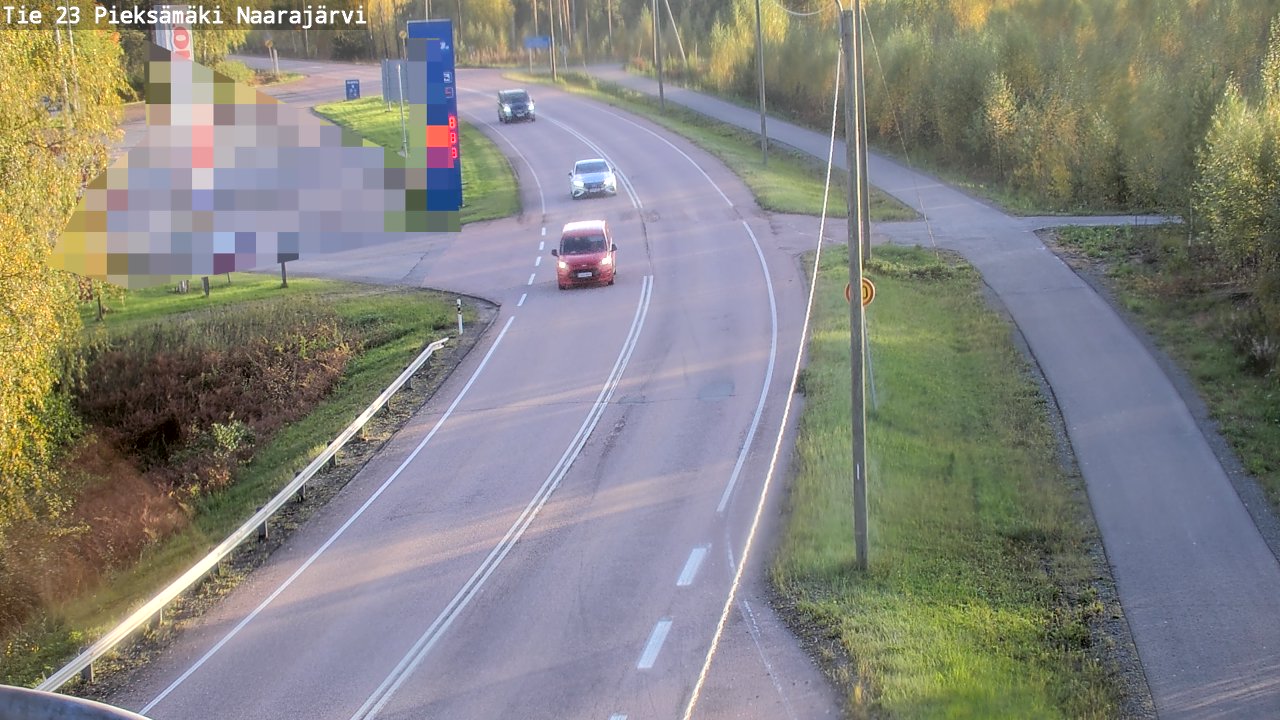 Weather Camera Image Road 23 Pieksämäki, Naarajärvi, Pieksämäki, Etelä-Savo