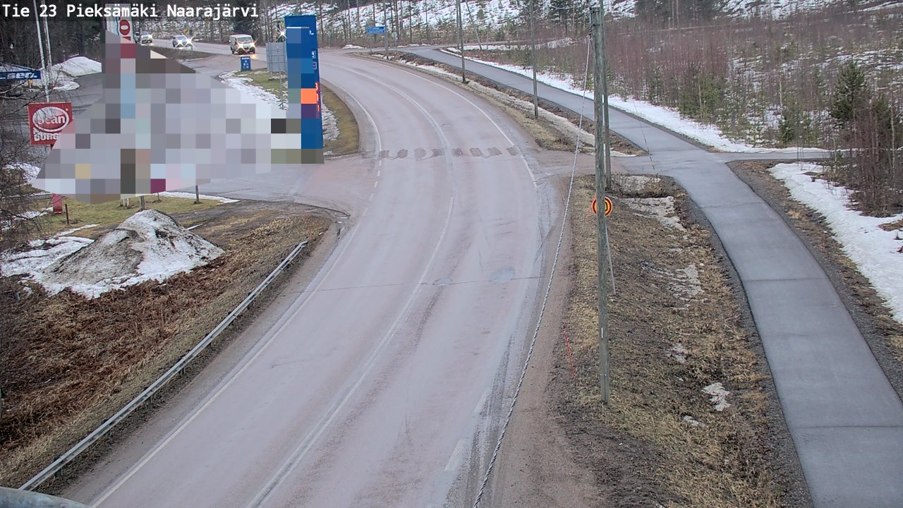 Weather Camera Image Road 23 Pieksämäki, Naarajärvi, Pieksämäki, Etelä-Savo