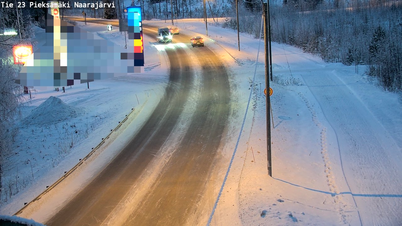 Kelikamerat Kuva Tie 23 Pieksämäki, Naarajärvi, Pieksämäki, Etelä-Savo