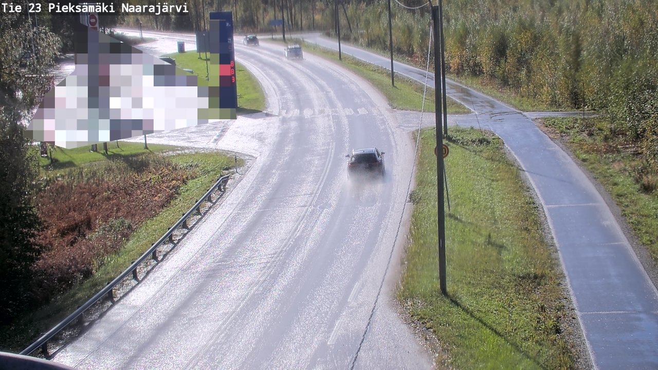 Weather Camera Image Road 23 Pieksämäki, Naarajärvi, Pieksämäki, Etelä-Savo