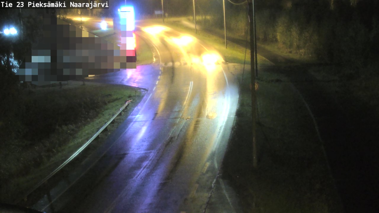 Weather Camera Image Road 23 Pieksämäki, Naarajärvi, Pieksämäki, Etelä-Savo