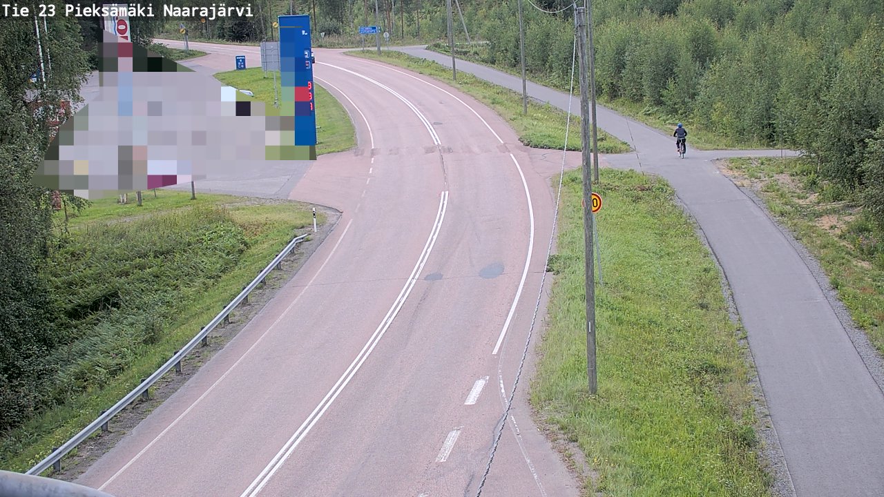 Weather Camera Image Road 23 Pieksämäki, Naarajärvi, Pieksämäki, Etelä-Savo