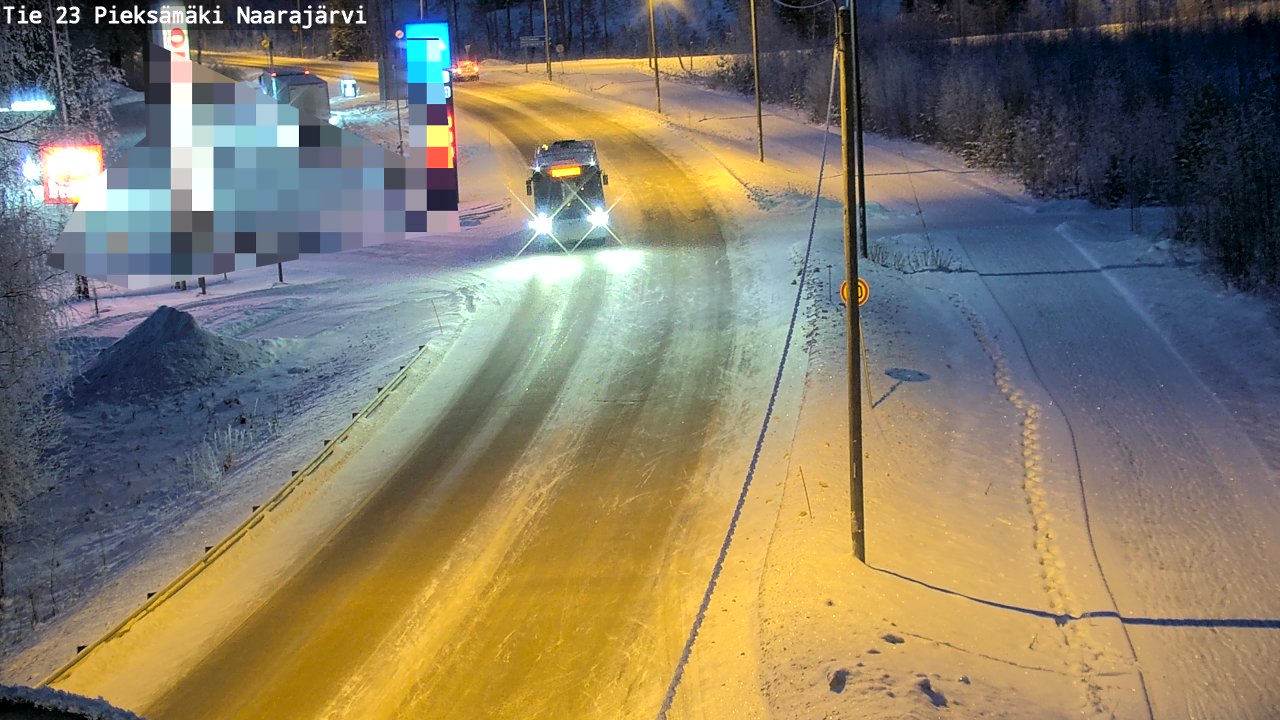 Kelikamerat Kuva Tie 23 Pieksämäki, Naarajärvi, Pieksämäki, Etelä-Savo