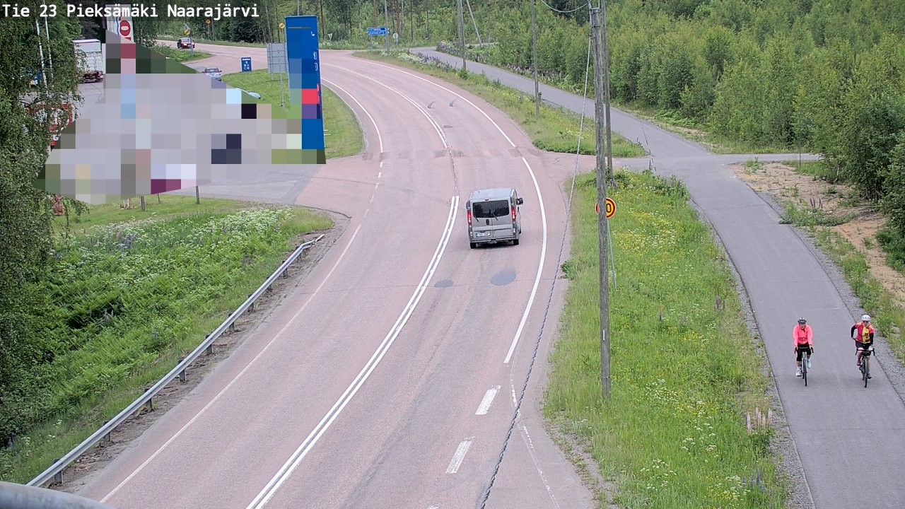 Kelikamerat Kuva Tie 23 Pieksämäki, Naarajärvi, Pieksämäki, Etelä-Savo