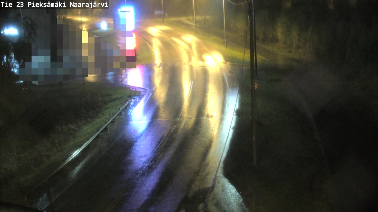 Weather Camera Image Road 23 Pieksämäki, Naarajärvi, Pieksämäki, Etelä-Savo