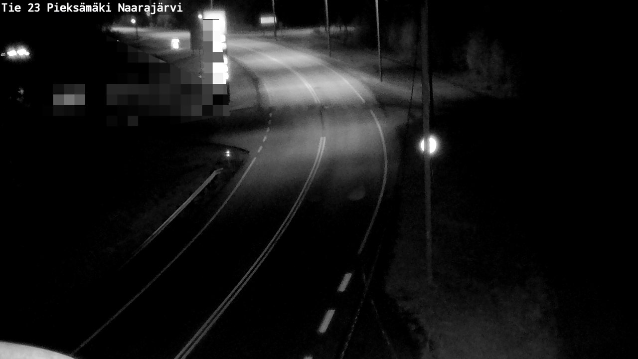 Weather Camera Image Road 23 Pieksämäki, Naarajärvi, Pieksämäki, Etelä-Savo