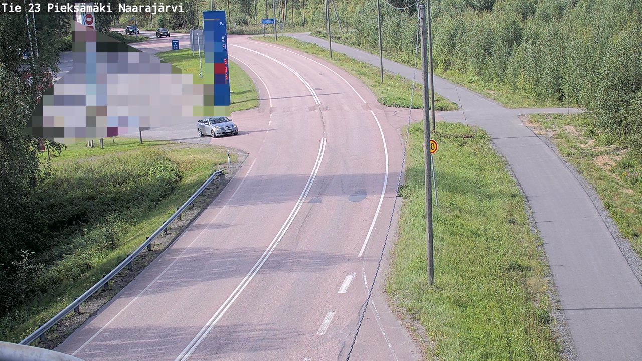Kelikamerat Kuva Tie 23 Pieksämäki, Naarajärvi, Pieksämäki, Etelä-Savo