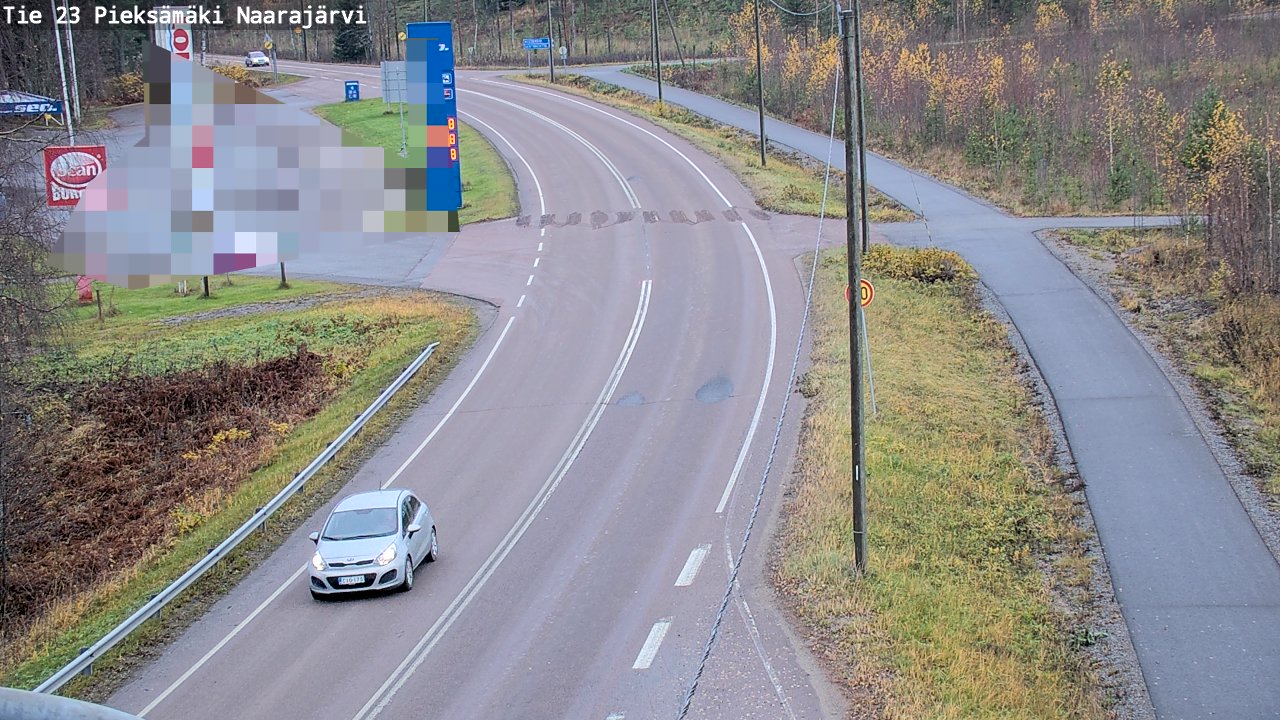 Kelikamerat Kuva Tie 23 Pieksämäki, Naarajärvi, Pieksämäki, Etelä-Savo