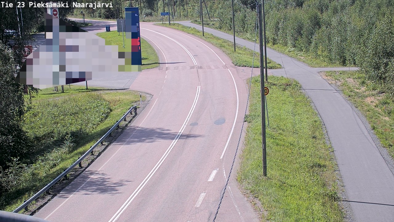 Kelikamerat Kuva Tie 23 Pieksämäki, Naarajärvi, Pieksämäki, Etelä-Savo